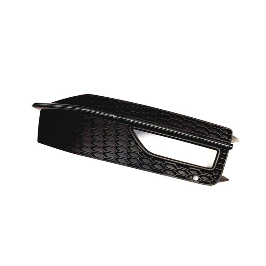 Audi Foglight Grille - Front Passenger Side (Satin Black) 8K0807682M01C